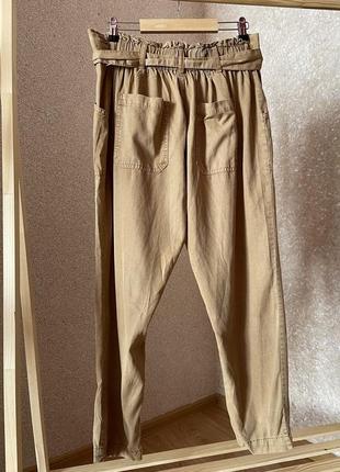 Брюки карго на высокой посадке6 фото