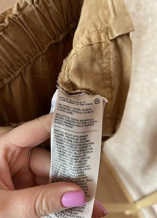 Брюки карго на высокой посадке7 фото