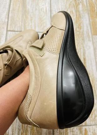 Качественные кожаные удобные ортопедические кроссовки туфли ecco 42 размер.3 фото