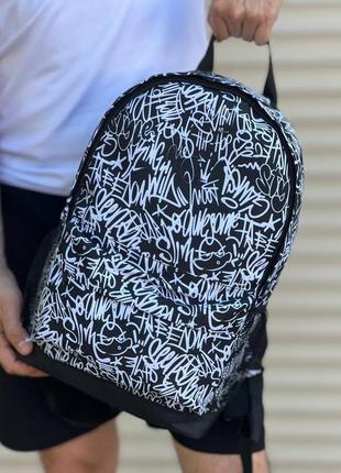 Якісний, спортивний і повсякденний рюкзак з принтом граффіті
