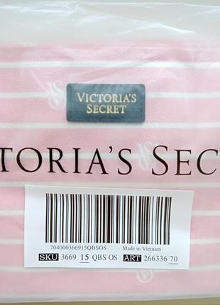 Victoria´s secret stripe tote большая сумка тоут на молнии виктория сикрет4 фото