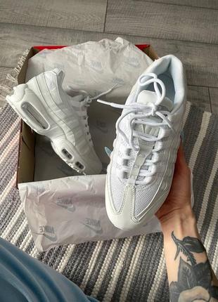 Кроссовки nike air max 95 recraft triple white4 фото