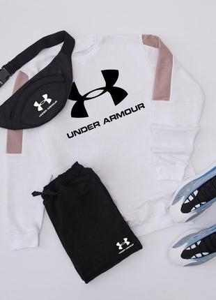 Свитшот + брюки. осенний, спортивный костюм under armour