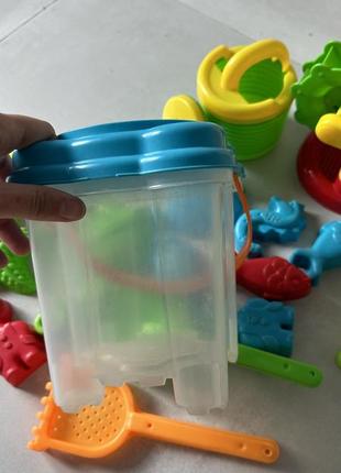 Два набора игрушек для песочницы 5