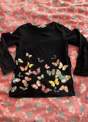 Костюм to be too для дівчинки, футболка з метеликами в подарунок.7 фото