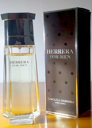 Carolina herrera herrera for men 1991 вінтаж 💥оригінал 2 мл розпив аромату затест