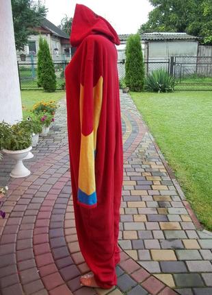 ( xl - 52 / 54 р ) петух флисовая пижама кигуруми костюм слип человечек на рост до 190 см4 фото
