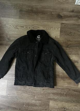 Куртка джинсовая на искусственном меху