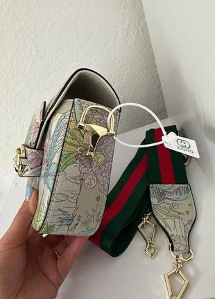 Брендова сумка в стилі gucci 💋horsebit tiger mini3 фото