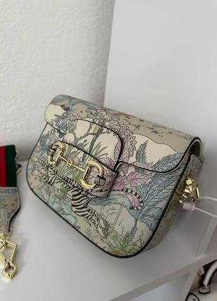 Брендова сумка в стилі gucci 💋horsebit tiger mini10 фото