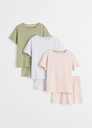 Пижама h&m на девочку 6-8 лет 122/128 см hm футболка шорты