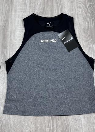 Женский оригинальный спортивный топ nike pro3 фото