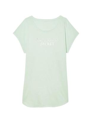 Victoria's secret lightweight cotton dolman sleepshirt ночная рубашка футболка виктория сикрет s xs4 фото