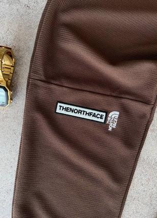 Брендовые мужские спортивные штаны / качественные брюки the north face в коричневом цвете на каждый день7 фото