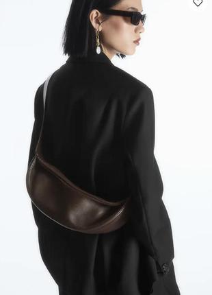 Кожаная сумка/бананка cos 💝