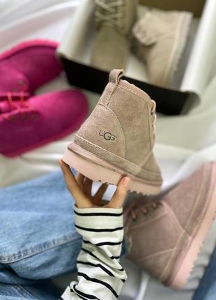 Угги ugg neumel "pink"5 фото