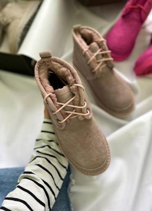 Угги ugg neumel "pink"8 фото