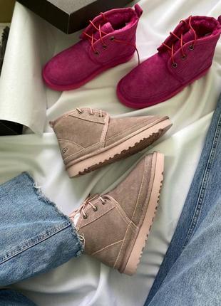 Угги ugg neumel "pink"4 фото