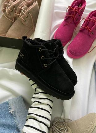 Угги ugg neumel black2 фото