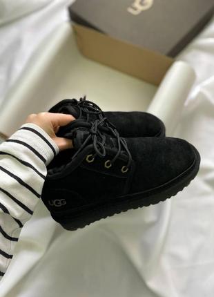 Угги ugg neumel black8 фото