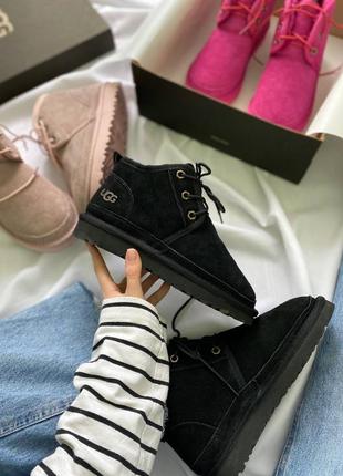 Угги ugg neumel black1 фото