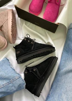 Угги ugg neumel black7 фото