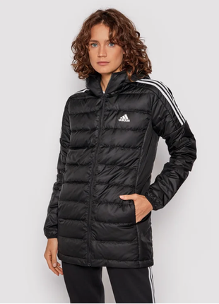 Женская пуховая куртка adidas essentials light down hooded parka gh4590