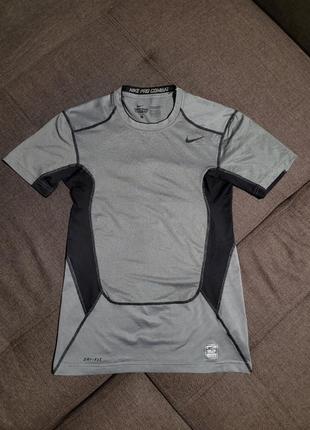 Термуха nike pro combat компрессійна футболка рашгард