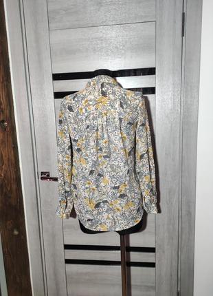 Легкая блуза в цветочный принт h&amp;m Цветы цветы glover morris8 фото