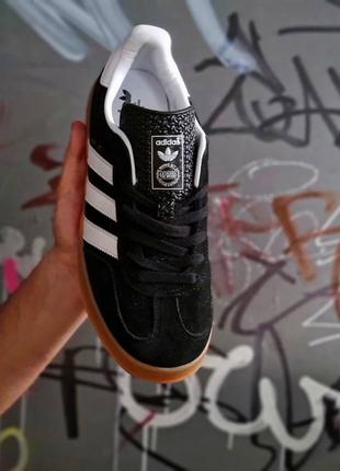 Adidas gazelle indoor black white, кроссовки мужские адедас газель, кроссовки мужские адидас, кроссовки адидас газель мужские4 фото