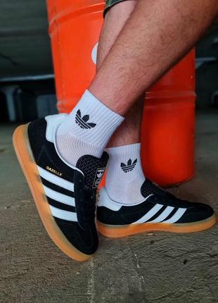 Adidas gazelle indoor black white, кроссовки мужские адедас газель, кроссовки мужские адидас, кроссовки адидас газель мужские10 фото