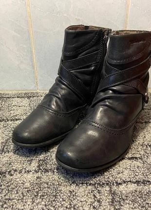 Кожаные ботинки tamaris 39р