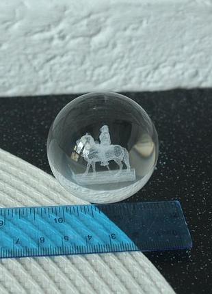 Crystal ball лазерне внутрішнє різьблення 3d декорація кристальний м'ячик.