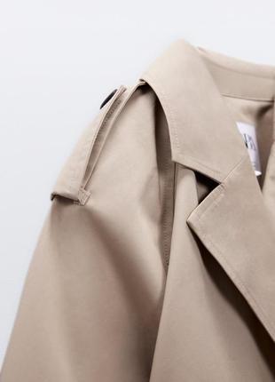 Короткий тренч оверсайз