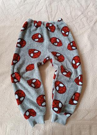 Махровые брюки spiderman на 5 лет