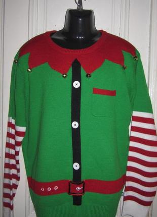 Светр новорічний.чоловіча.розмір xxl