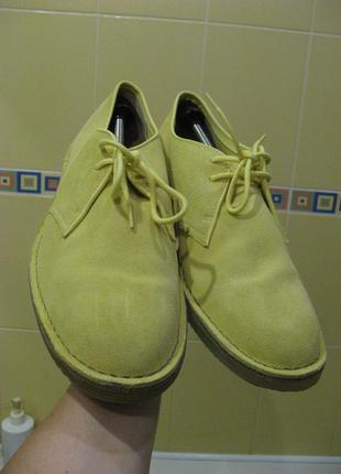 Туфли мужские clarks 45 замша2 фото