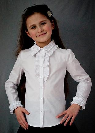 Блузка свит блуз мод. 2010 белая  р.134 (1014333313)
