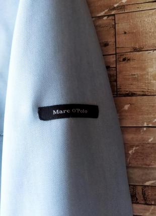 Marc o'polo. красивая, модная блуза. лиоцел. цвет небесный голубой4 фото