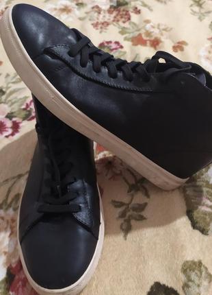 Ботинки clae кожаные