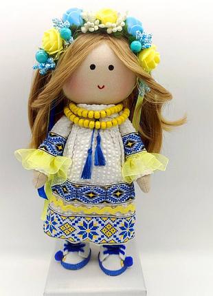Кукла украиночка, подарок, текстильная кукла