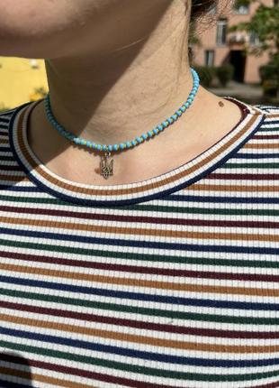 Чокер «ukraine» handmade