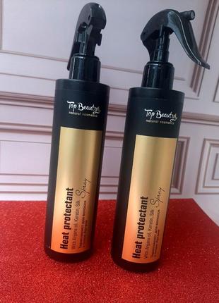 Термозащитный спрей с аргановым маслом для волос top beauty 250 мл1 фото