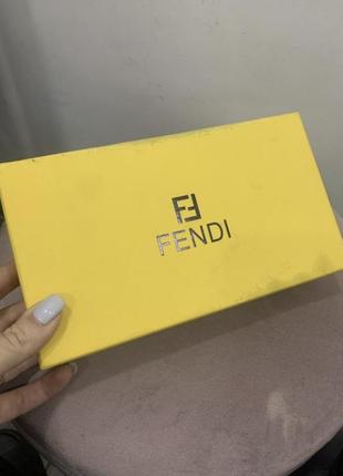 Шкіряний гаманець fendi8 фото