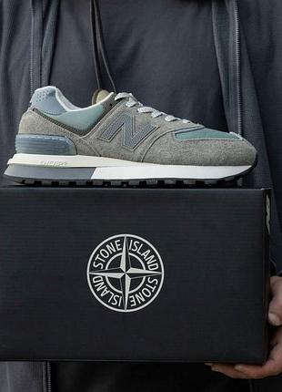 New balance 574 legacy stone island