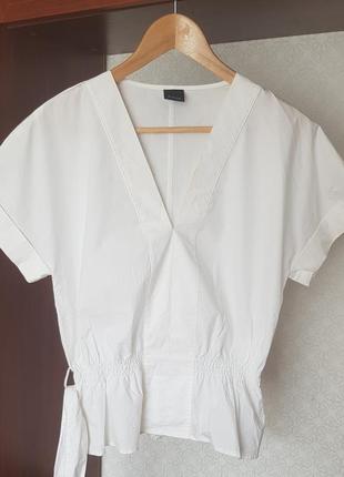 Хлопковая блуза , поплиновая рубашка fabiana  filippi, pinko, italy1 фото