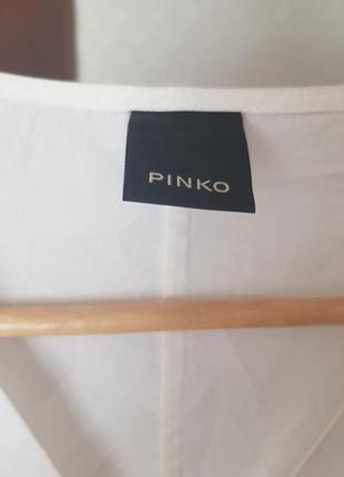 Бавовняна блуза, поплінова сорочка pinko, italy5 фото