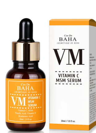 Сыворотка для лица с витамином c cos de baha vitamin c msm serum 30 ml1 фото