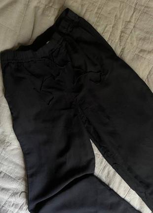 Широкие брюки с добавлением льна h&amp;m8 фото