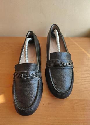 Кожаные мокасины lands' end 40р